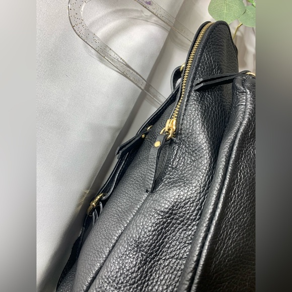 L.Credi Genuine Leather Book bag EUC - Picture 6 of 11